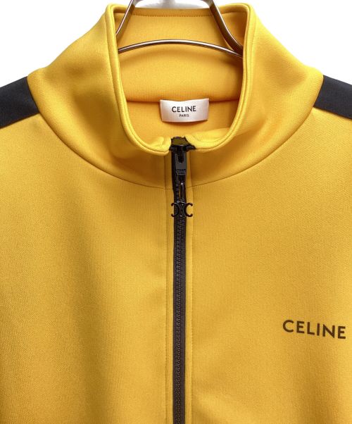 CELINE（セリーヌ）CELINE (セリーヌ) ロゴプリントトラックジャケット イエロー サイズ:Sの古着・服飾アイテム