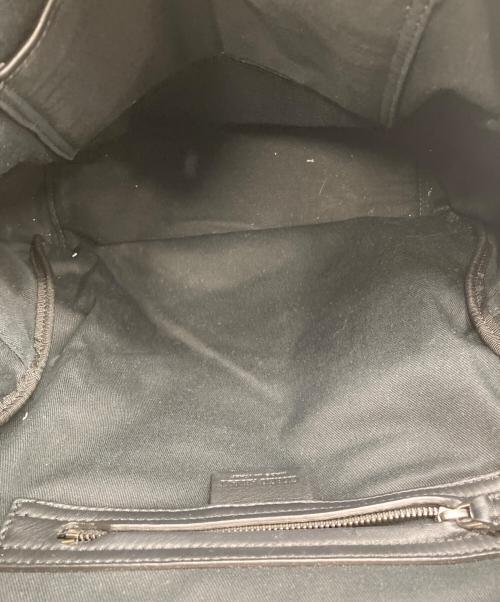 GIORGIO ARMANI（ジョルジョアルマーニ）GIORGIO ARMANI (ジョルジョアルマーニ) ベロアリュック ブラックの古着・服飾アイテム