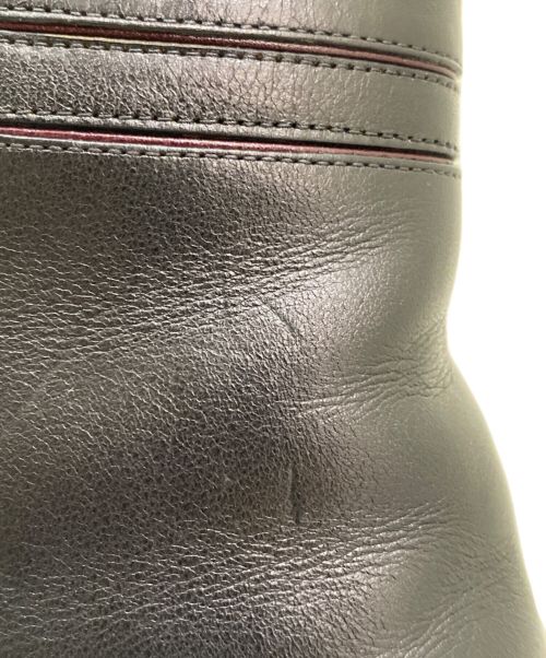 CELINE（セリーヌ）CELINE (セリーヌ) トリンオフショートブーツ ブラック サイズ:38.5の古着・服飾アイテム