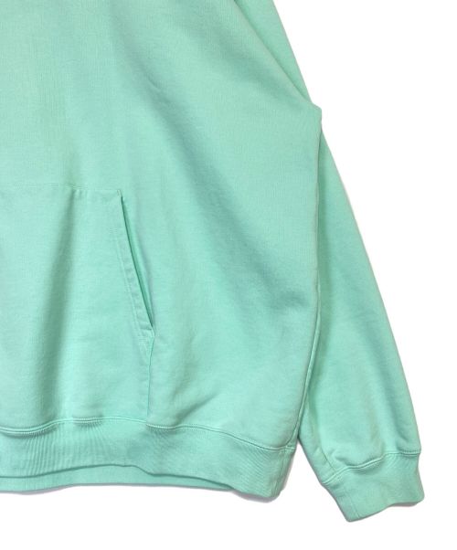BALENCIAGA（バレンシアガ）BALENCIAGA (バレンシアガ) ロゴプルオーバーフーディ ターコイズ サイズ:Sの古着・服飾アイテム