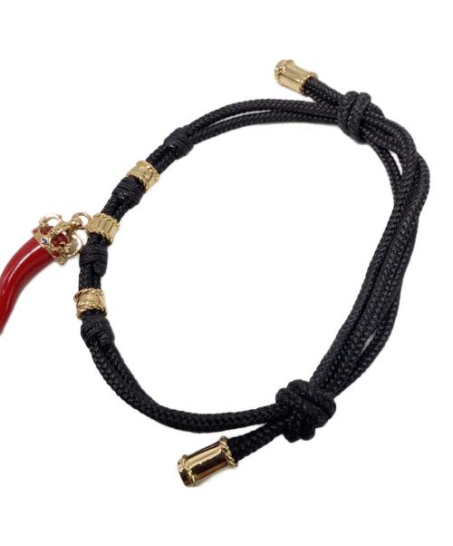 DOLCE & GABBANA（ドルチェ＆ガッバーナ）DOLCE & GABBANA GOOD LUCK BRACELET WITH ENAMELED YELLOW GOLD PENDANT CHARM (グッドラックブレスレットウィズエナメルイエローゴールドペンダントチャーム)の古着・服飾アイテム