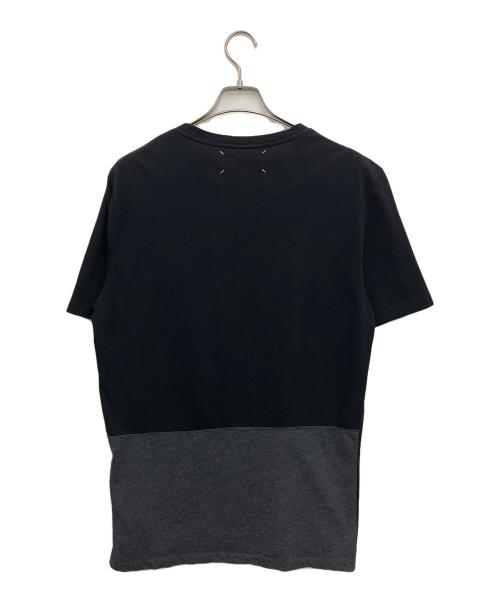 Maison Margiela（メゾンマルジェラ）Maison Margiela (メゾンマルジェラ) バック切替クルーネックカットソー ブラック サイズ:size50の古着・服飾アイテム