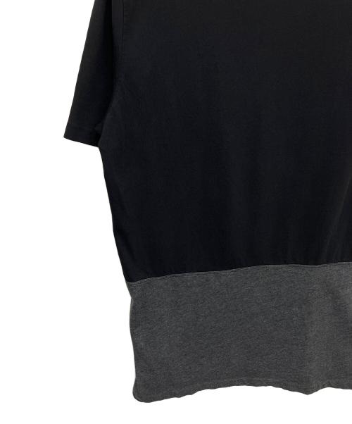 Maison Margiela（メゾンマルジェラ）Maison Margiela (メゾンマルジェラ) バック切替クルーネックカットソー ブラック サイズ:size50の古着・服飾アイテム