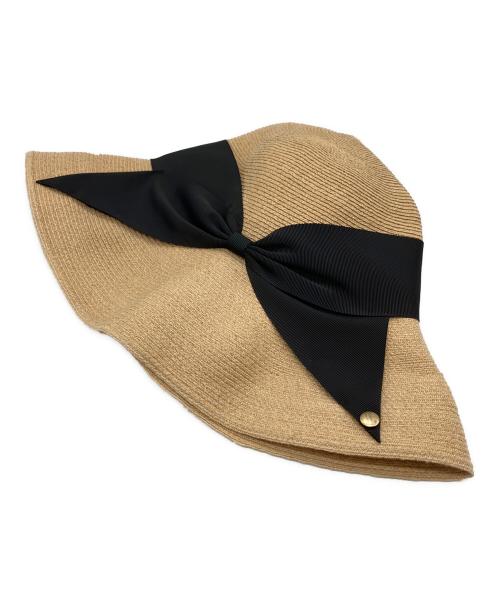 Athena NEW YORK（アシーナニューヨーク）Athena New York (アシーナニューヨーク) リボンストローハットの古着・服飾アイテム