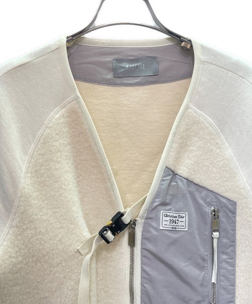Dior（ディオール）Dior (ディオール) Dior by Birkenstock CD 1947 Zipped Jacket アイボリー サイズ:Sの古着・服飾アイテム