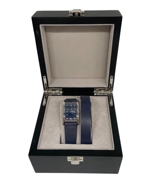 TIFFANY & Co.（ティファニー アンド コー）TIFFANY & Co. (ティファニー) イーストウエスト ミニ ネイビー サイズ:ミニ/22mmの古着・服飾アイテム