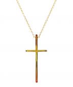 TIFFANY & Co.ティファニー）の古着「Tiffany K18 クロス ネックレス」