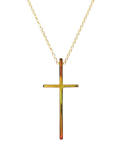 TIFFANY & Co.（ティファニー）TIFFANY & Co. (ティファニー) Tiffany K18 クロス ネックレス サイズ:-の古着・服飾アイテム