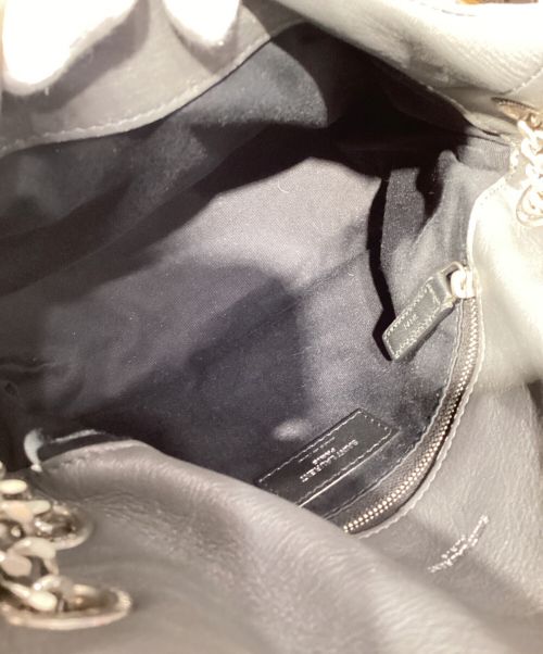 Saint Laurent Paris（サンローランパリ）Saint Laurent Paris (サンローランパリ) ルルパファーチェーンショルダーバッグ グレーの古着・服飾アイテム
