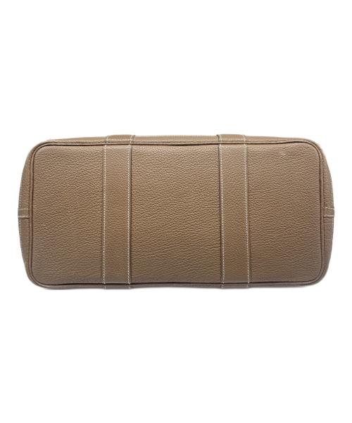 HERMES（エルメス）HERMES (エルメス) ガーデンパーティ MM/シルバー金具/ネゴンダ/エトゥープ/Y刻印 エトゥープ サイズ:MMの古着・服飾アイテム