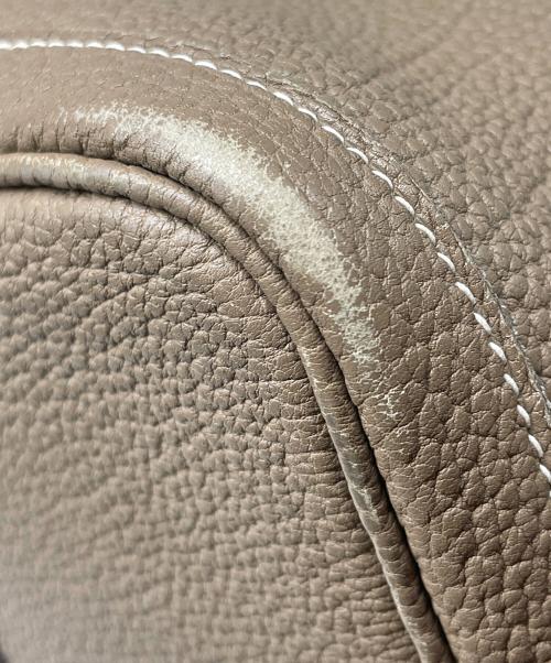 HERMES（エルメス）HERMES (エルメス) ガーデンパーティ MM/シルバー金具/ネゴンダ/エトゥープ/Y刻印 エトゥープ サイズ:MMの古着・服飾アイテム