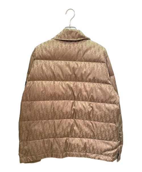 Dior（ディオール）Dior (ディオール) オブリーク ダウンジャケット ブラウン サイズ:48の古着・服飾アイテム