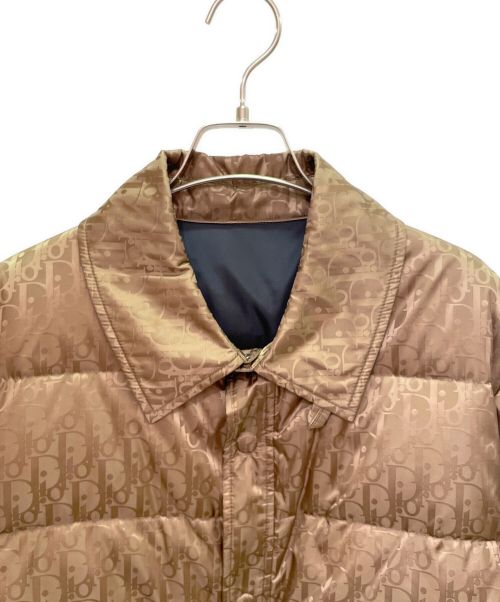 Dior（ディオール）Dior (ディオール) オブリーク ダウンジャケット ブラウン サイズ:48の古着・服飾アイテム