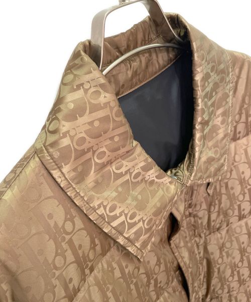 Dior（ディオール）Dior (ディオール) オブリーク ダウンジャケット ブラウン サイズ:48の古着・服飾アイテム
