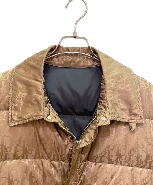 Dior（ディオール）Dior (ディオール) オブリーク ダウンジャケット ブラウン サイズ:48の古着・服飾アイテム