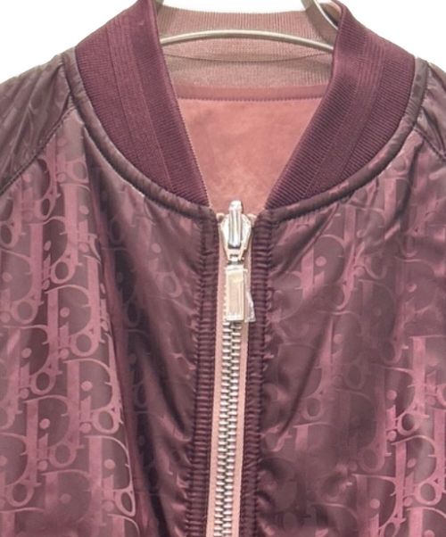 Dior（ディオール）Dior (ディオール) リバーシブル オブリーク ボンバージャケット ピンク サイズ:48の古着・服飾アイテム