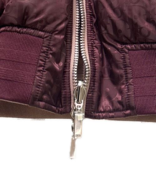 Dior（ディオール）Dior (ディオール) リバーシブル オブリーク ボンバージャケット ピンク サイズ:48の古着・服飾アイテム