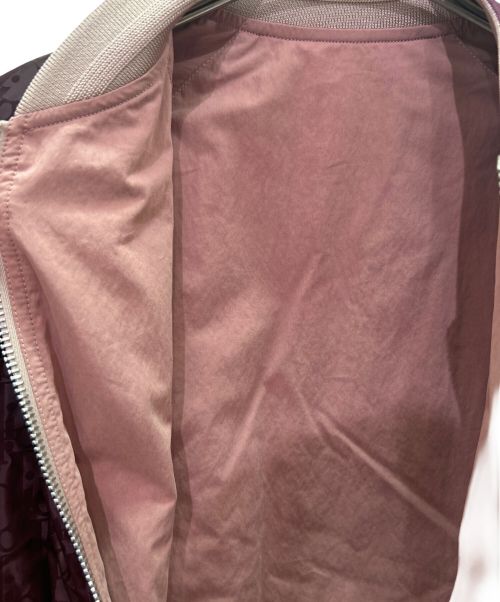 Dior（ディオール）Dior (ディオール) リバーシブル オブリーク ボンバージャケット ピンク サイズ:48の古着・服飾アイテム