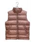Christian Dior（クリスチャン ディオール）の古着「20AW Oblique Pattern Nylon Down Vest（オブリーク柄ナイロンダウンベスト）」｜ピンク