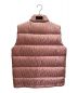 Christian Dior (クリスチャン ディオール) 20AW Oblique Pattern Nylon Down Vest（オブリーク柄ナイロンダウンベスト） ピンク サイズ:46：180000円