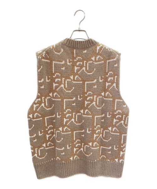 Dior（ディオール）Dior (ディオール) cactus jack (カクタス・ジャック) Oversized Sleeveless Sweater ベージュ サイズ:Sの古着・服飾アイテム