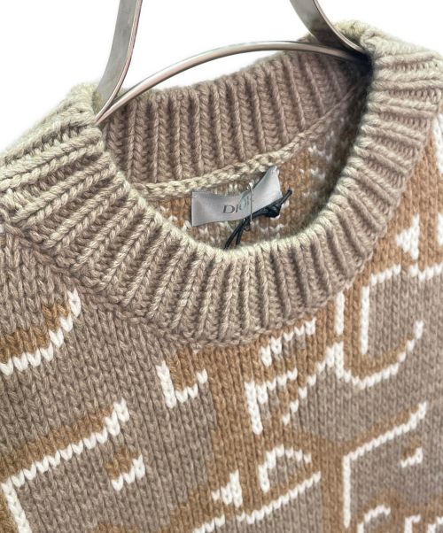 Dior（ディオール）Dior (ディオール) cactus jack (カクタス・ジャック) Oversized Sleeveless Sweater ベージュ サイズ:Sの古着・服飾アイテム