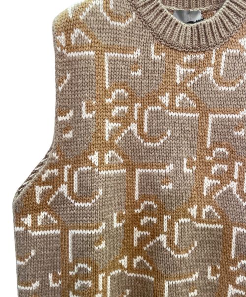 Dior（ディオール）Dior (ディオール) cactus jack (カクタス・ジャック) Oversized Sleeveless Sweater ベージュ サイズ:Sの古着・服飾アイテム
