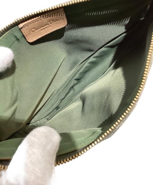 Christian Dior（クリスチャン ディオール）Christian Dior (クリスチャン ディオール) トロッターハンドポーチ カーキの古着・服飾アイテム