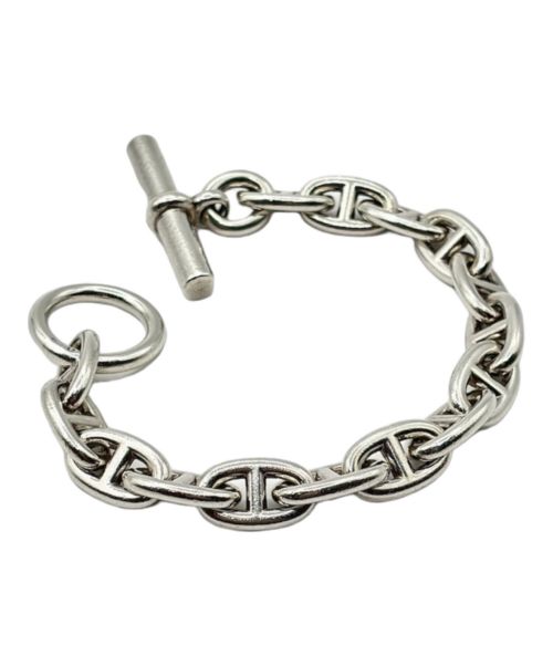HERMES（エルメス）HERMES (エルメス) 90's シェーヌダンクル MM ブレス CHAINE D’ANCRE シルバー サイズ:MM/15コマ/16.0cmの古着・服飾アイテム
