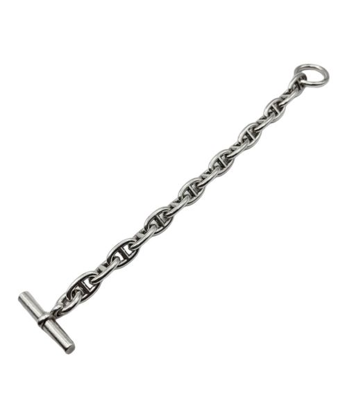 HERMES（エルメス）HERMES (エルメス) 90's シェーヌダンクル MM ブレス CHAINE D’ANCRE シルバー サイズ:MM/15コマ/16.0cmの古着・服飾アイテム