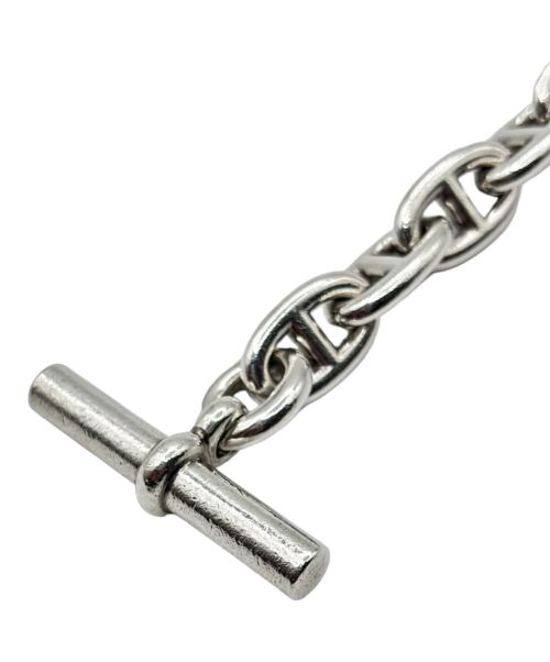 HERMES（エルメス）HERMES (エルメス) 90's シェーヌダンクル MM ブレス CHAINE D’ANCRE シルバー サイズ:MM/15コマ/16.0cmの古着・服飾アイテム