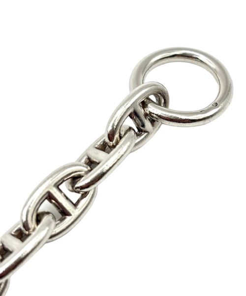 HERMES（エルメス）HERMES (エルメス) 90's シェーヌダンクル MM ブレス CHAINE D’ANCRE シルバー サイズ:MM/15コマ/16.0cmの古着・服飾アイテム