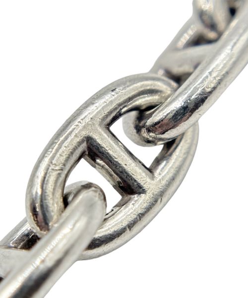 HERMES（エルメス）HERMES (エルメス) 90's シェーヌダンクル MM ブレス CHAINE D’ANCRE シルバー サイズ:MM/15コマ/16.0cmの古着・服飾アイテム