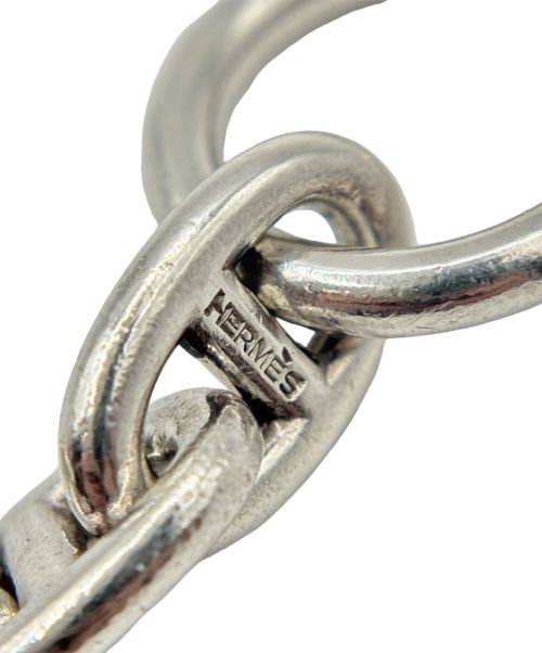 HERMES（エルメス）HERMES (エルメス) 90's シェーヌダンクル MM ブレス CHAINE D’ANCRE シルバー サイズ:MM/15コマ/16.0cmの古着・服飾アイテム