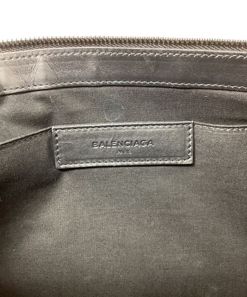 BALENCIAGA（バレンシアガ）BALENCIAGA (バレンシアガ) ロゴクラッチバッグ ブラック サイズ:-の古着・服飾アイテム