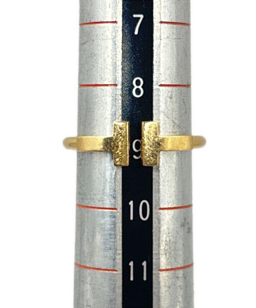 TIFFANY & Co.（ティファニー）TIFFANY & Co. (ティファニー) Twire Ring Tワイヤー リング K18YG サイズ:8.5号の古着・服飾アイテム