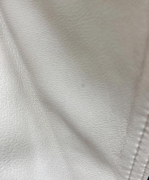 ALL SAINTS（オールセインツ）ALL SAINTS (オールセインツ) ラムレザーライダースジャケット WL190U ベージュ サイズ:160/74Aの古着・服飾アイテム