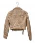 ALL SAINTS (オールセインツ) ラムレザーライダースジャケット WL190U ベージュ サイズ:160/74A：5000円