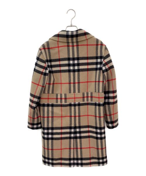 BURBERRY（バーバリー）BURBERRY (バーバリー) ノヴァチェックPコート ベージュ×ブラック サイズ:FREEの古着・服飾アイテム