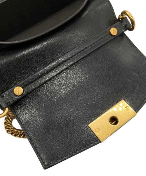 GIVENCHY（ジバンシィ）GIVENCHY (ジバンシィ) GV3 Mini ブラック×ゴールド サイズ:ミニの古着・服飾アイテム