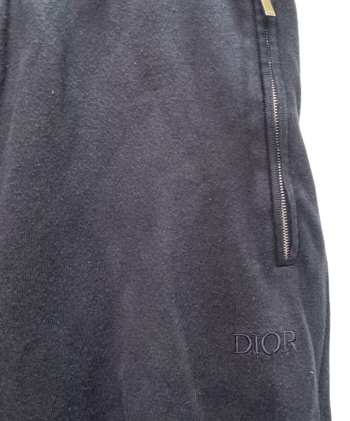 Christian Dior（クリスチャン ディオール）Christian Dior (クリスチャン ディオール) オブリーク カシミヤ混 スウェットパンツ ネイビー サイズ:Mの古着・服飾アイテム