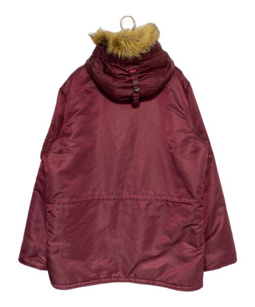 SUPREME（シュプリーム）SUPREME (シュプリーム) Arc Logo N-3B Parka レッド サイズ:Lの古着・服飾アイテム