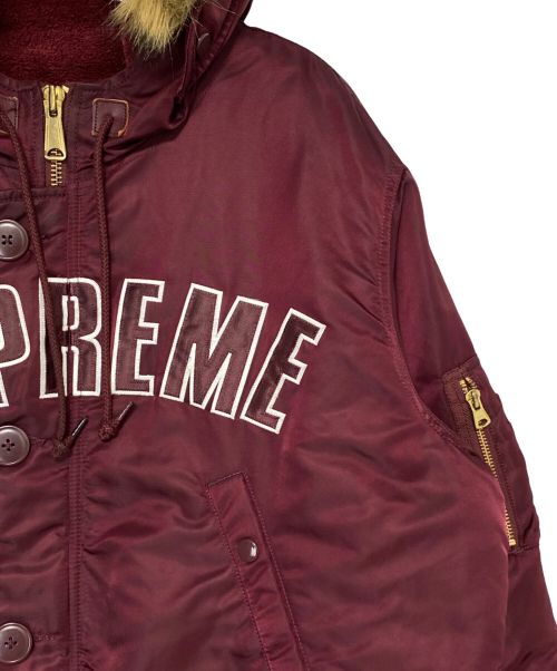 SUPREME（シュプリーム）SUPREME (シュプリーム) Arc Logo N-3B Parka レッド サイズ:Lの古着・服飾アイテム