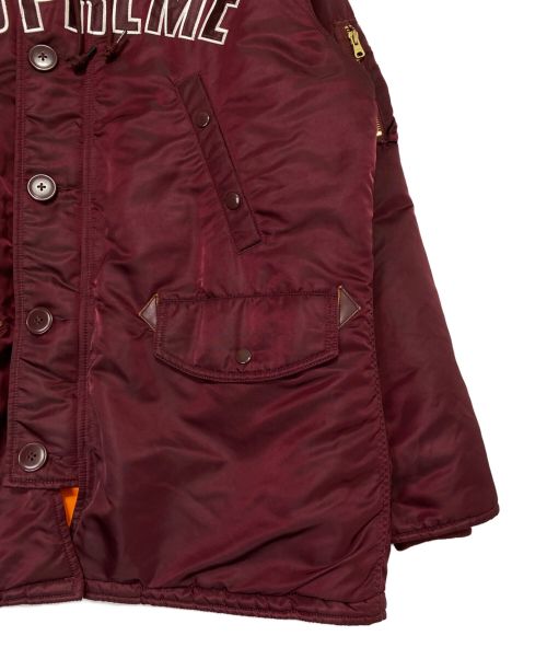 SUPREME（シュプリーム）SUPREME (シュプリーム) Arc Logo N-3B Parka レッド サイズ:Lの古着・服飾アイテム