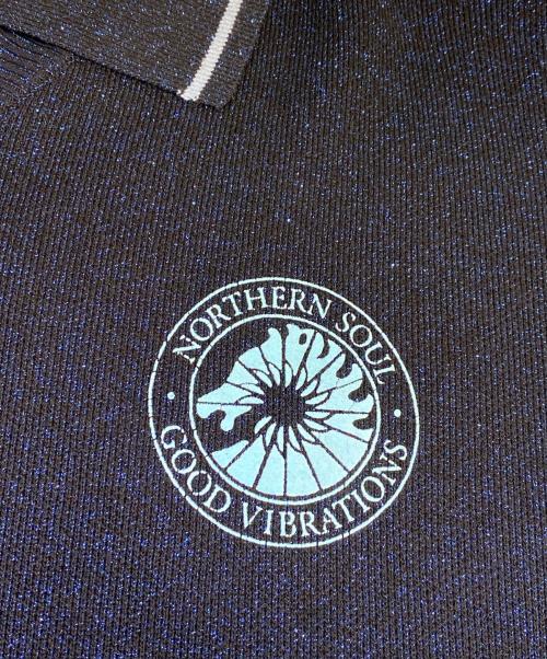 DAIRIKU（ダイリク）DAIRIKU (ダイリク) Lame Soccer Uniform Knit Pullover(ラメサッカーユニフォーム ニットプルオーバー) ネイビー サイズ:Lの古着・服飾アイテム