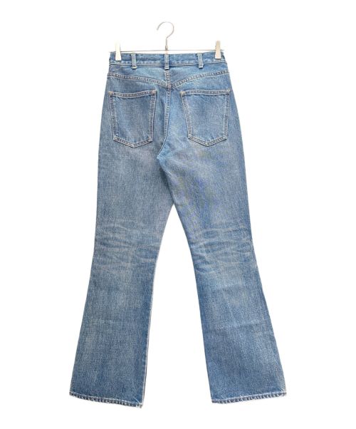 CELINE（セリーヌ）CELINE (セリーヌ) トリンオフ グルメット DYLAN FLARED JEANS インディゴ サイズ:27の古着・服飾アイテム