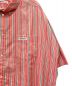 中古・古着 BALENCIAGA (バレンシアガ) Striped Oversized Cotton Shirt ピンク×ホワイト サイズ:34：40000円