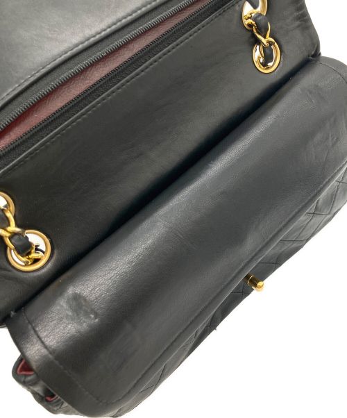 CHANEL（シャネル）CHANEL (シャネル) マトラッセ23 Wフラップチェーンショルダーバッグ ブラック サイズ:23の古着・服飾アイテム
