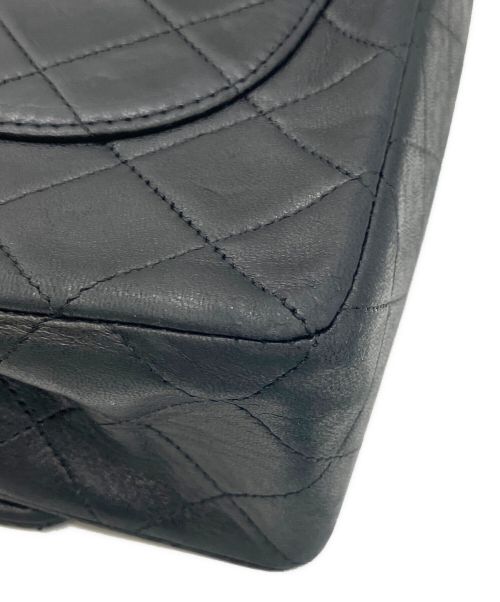 CHANEL（シャネル）CHANEL (シャネル) マトラッセ23 Wフラップチェーンショルダーバッグ ブラック サイズ:23の古着・服飾アイテム