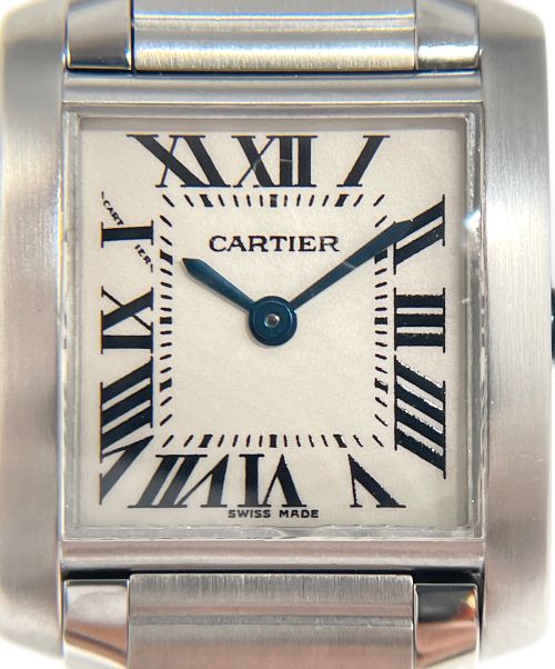 Cartier（カルティエ）Cartier (カルティエ) タンクフランセーズ SM Ref.W51008Q3 アイボリー文字盤の古着・服飾アイテム